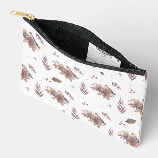 Neutraal herfstvogel naadloos patroon etui (Open)