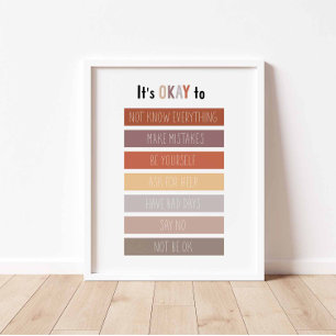 Neutraal het is ok om een fout poster te maken