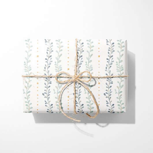 Neutraal Inpakpapier Modern Botanisch Streepjesmot