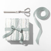 Neutraal Inpakpapier Modern Botanisch Streepjesmot