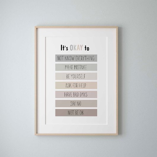 Neutraal is het ok om te posters