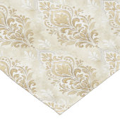 Neutraal Ivory Table Runner Artistic Damask Patter Lange Tafelloper (Hoek)