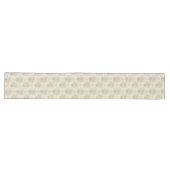 Neutraal Ivory Table Runner Artistic Damask Patter Lange Tafelloper (Horizontaal)