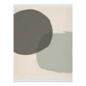 Neutraal Japandi Plant Poster (Voorkant)