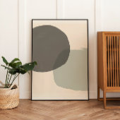 Neutraal Japandi Plant Poster