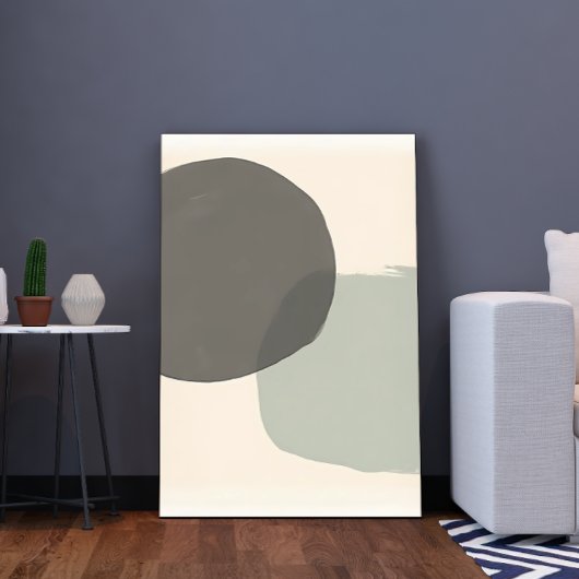 Neutraal Japandi Plant Poster