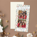 neutraal kerstornament 2 familiefoto feestdagenkaart<br><div class="desc">Vier het seizoen met onze Neutral Christmas Ornament 2 Family Photo Holiday Kaart. Deze elegante kaart heeft een tijdloos design met neutrale kerstversieringen en biedt een ideaal lijst voor twee gekoesterde familiefoto's. Personaliseer het met uw warme vakantiewensen om een oprechte en unieke groet te creëer die vrienden en familie zullen...</div>