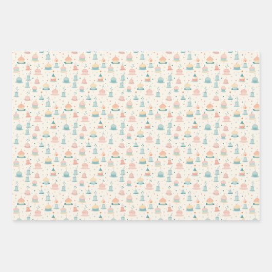 Neutraal Kinder Inpakpapier Vel (Voorkant)