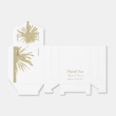 Neutraal kleurenpalet stijl strand bruiloft bedankdoosjes (Uitgevouwen)