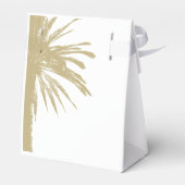 Neutraal kleurenpalet stijl strand bruiloft bedankdoosjes (Achterkant)