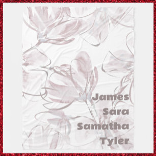 neutraal kleurenventilatorgezinsleden vleece fleece deken