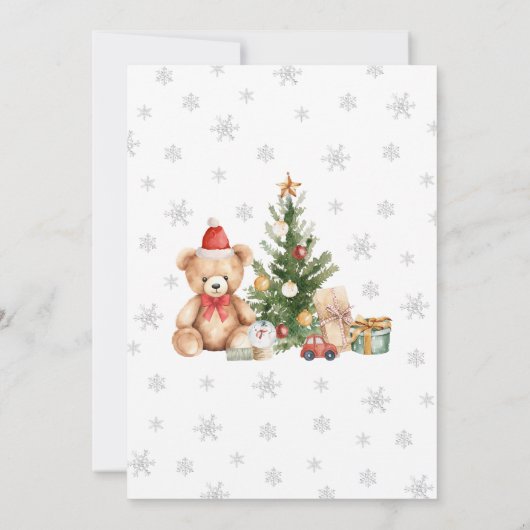 Neutraal kunnen we bijna niet wachten op kerst Bab Kaart (Achterkant)