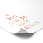 Neutraal kunt u harde dingen afdrukken poster (Hoek)