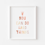 Neutraal kunt u harde dingen afdrukken poster