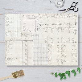 Neutraal Ledgers Ontwerp Tissuepapier