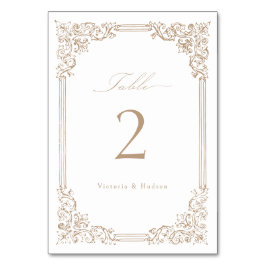 Neutraal Lijst Elegant Script Wedding Kaart