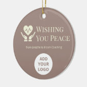 Neutraal logo ornament voor levenscoaches (Links)