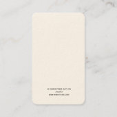 Neutraal Logo van Cream Veroorbaar Visitekaartje (Achterkant)