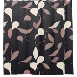 Neutraal minimalistisch douchegordijn - schoon, ee