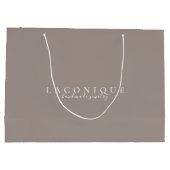 Neutraal | Minimalistisch | Neutraal Groot Cadeauzakje (Achterkant)