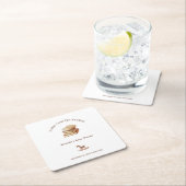 Neutraal minimalistisch nieuw Chapter Book Baby sh Kartonnen Onderzetters (Insitu)