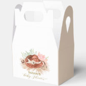 Neutraal Modern Boho Cactus Cowboy Pet Baby shower Bedankdoosjes (Open)