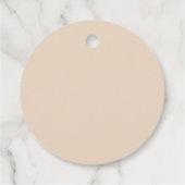 Neutraal Modern Boho Cactus Cowboy Pet Baby shower Bedankjes Labels (Achterkant)