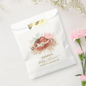 Neutraal Modern Boho Cactus Cowboy Pet Baby shower Bedankzakje (Gezegeld)