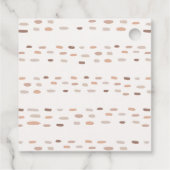 Neutraal modern Genderneutraal Bedankt Bedankjes Labels (Achterkant)