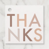 Neutraal modern Genderneutraal Bedankt Bedankjes Labels (Voorkant)