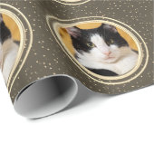 Neutraal modern huisdiereninpakpapier cadeaupapier (Rol Hoek)