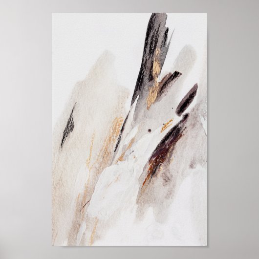 Neutraal Modern Interieur Nieuw Muurkunstschilderi Poster (Voorkant)