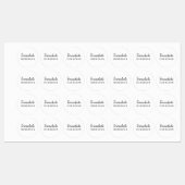 Neutraal Modern Minimaal Monogram Ontwerp Labels (Vel)