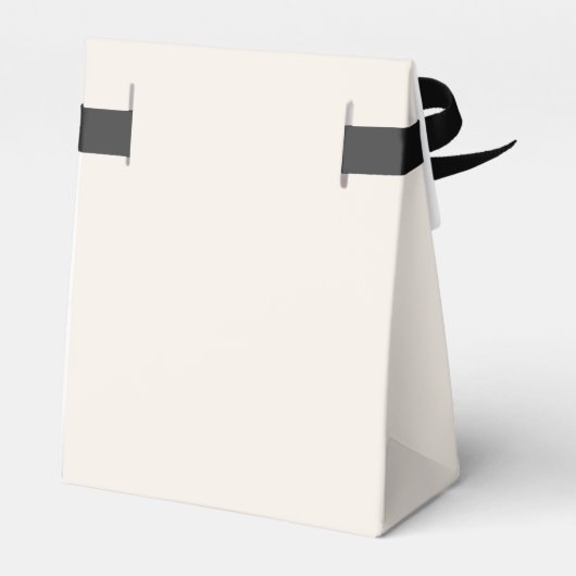 Neutraal Modern Minimalistisch Monogram Naam Bedankdoosjes (Achterkant)