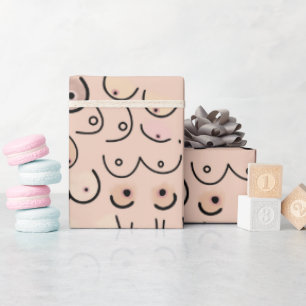 Neutraal modern schandaal cadeaupapier