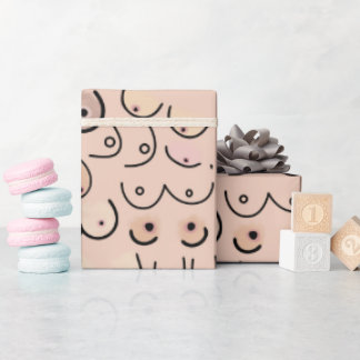 Neutraal modern schandaal cadeaupapier