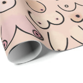 Neutraal modern schandaal cadeaupapier (Rol Hoek)