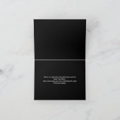 Neutraal modern Visitekaartje Bedankkaart (Binnen)