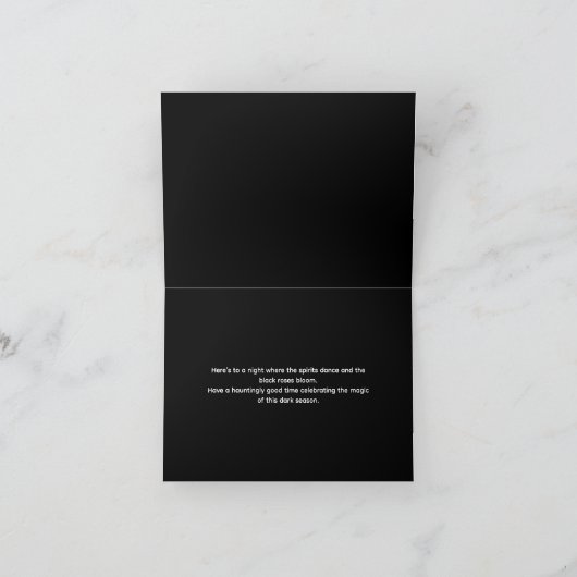 Neutraal modern Visitekaartje Bedankkaart (Binnen)