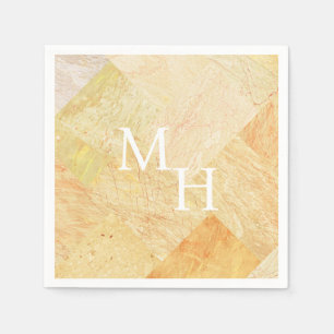 Neutraal monogram modern Abstract Servet
