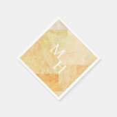 Neutraal monogram modern Abstract Servet (Hoek)