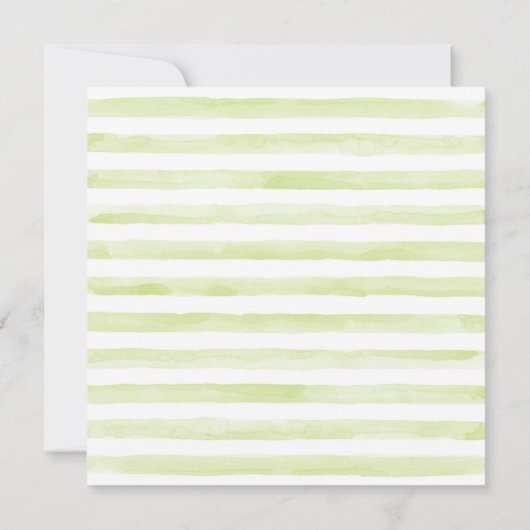 Neutraal Oerwoud Baby shower Kaart (Achterkant)