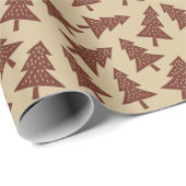 Neutraal omslagpapier voor de moderne kerstboom cadeaupapier (Rol Hoek)