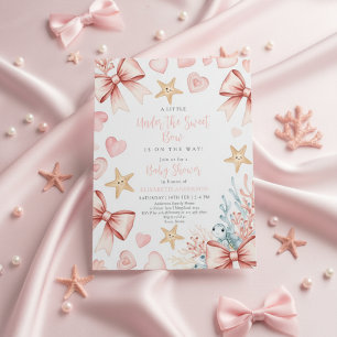 Neutraal onder de zee boog lieve schat babyshower kaart