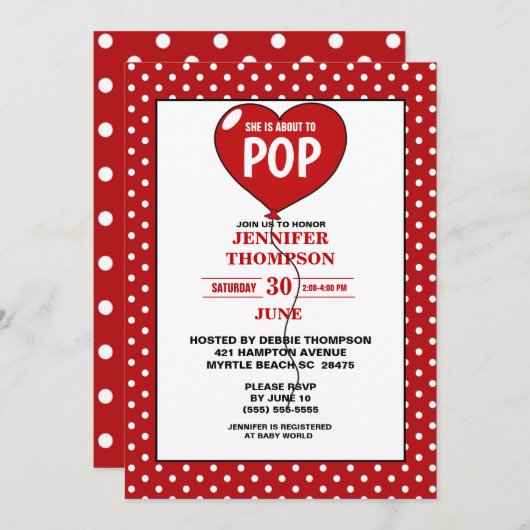 Neutraal ongeveer aan de Uitnodiging van het Rode  (Voorkant / Achterkant)