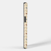 Neutraal Paddenstoelen Patroon Case-Mate iPhone Case (Achterkant / Rechts)