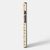 Neutraal Paddenstoelen Patroon Case-Mate iPhone Case (Achterkant / Links)