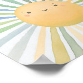 Neutraal Palet Zon Print Kind Kamer Decor (Hoek)