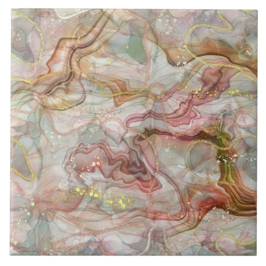 Neutraal patroon home decor tegeltje (Voorkant)