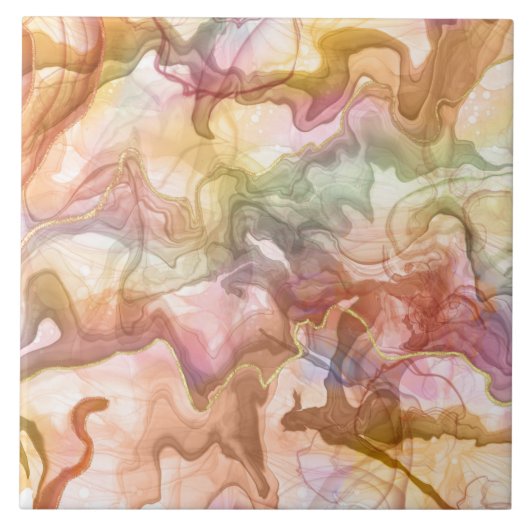 Neutraal patrooninterieur keramische tegel tegeltje (Voorkant)